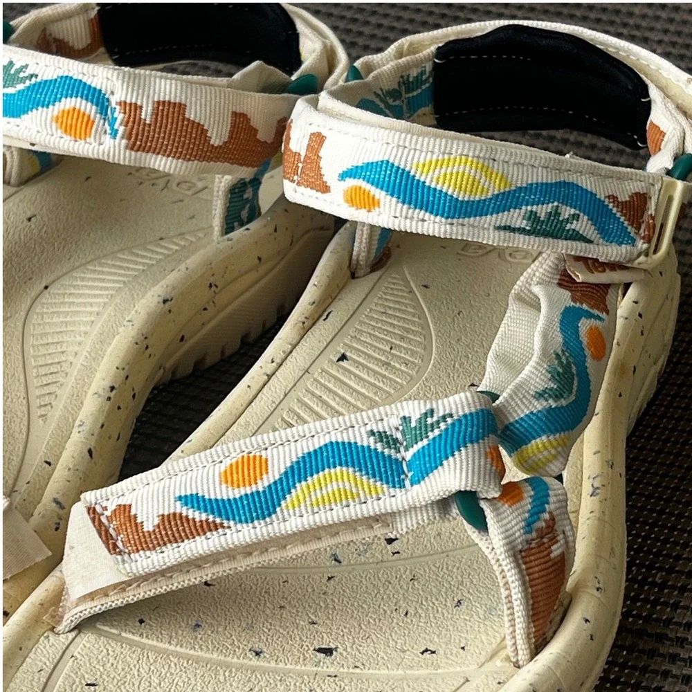 Teva Parks Project Sandals Womens 9 Repreve Strap Sport Trail Beige Eco Outdoors - Picture 2 of 11